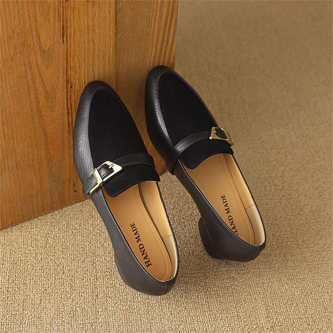 Veltique Velvet Slip Flats