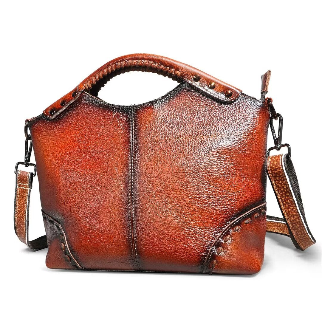 Classic Chic Leather Ensemble Tote