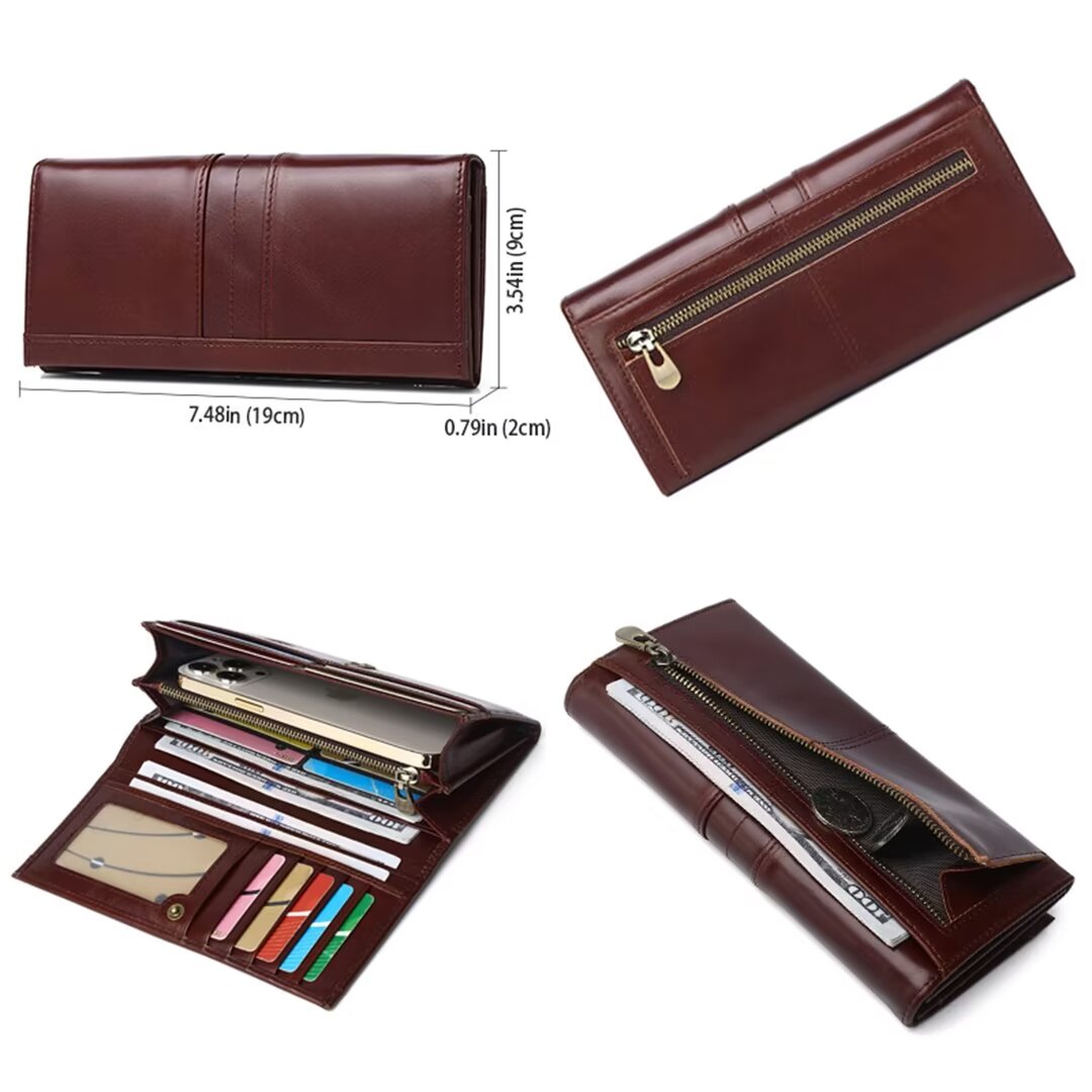 Executive Long Leather Wallet