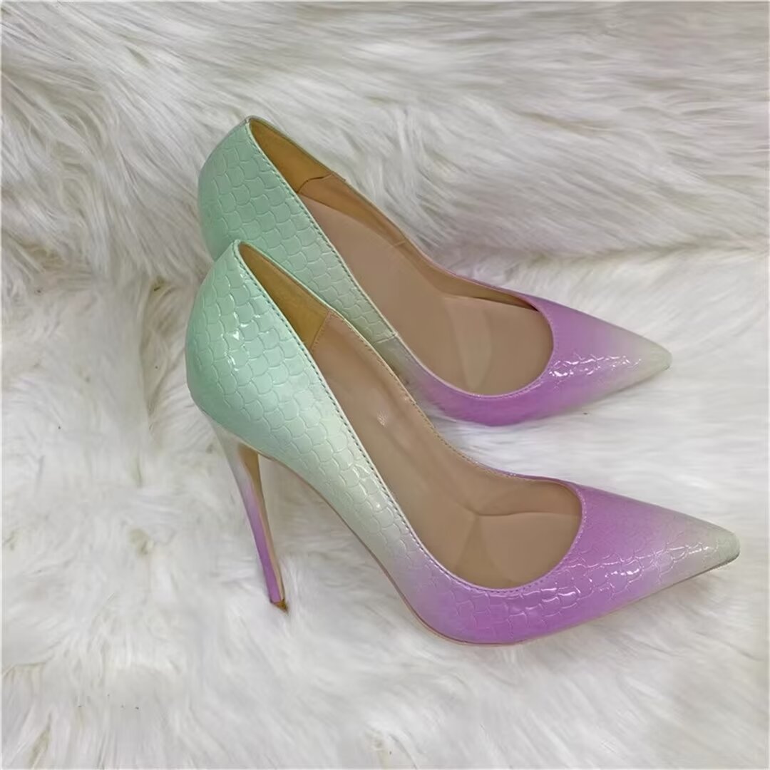 ElegantPointe Microfiber Sky Heels