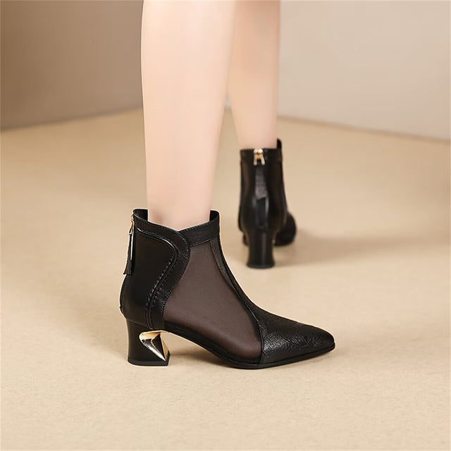 SophisticateSheen Leather Heels