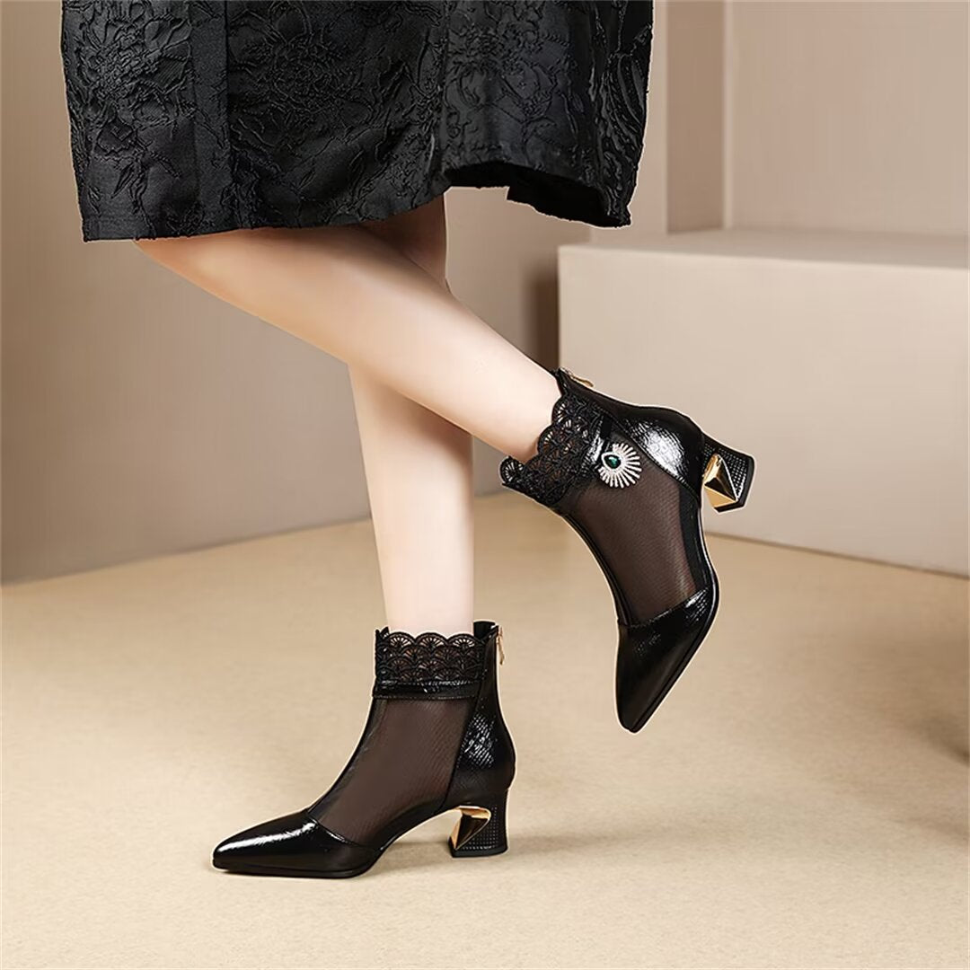 ElegantStride Leather Pumps