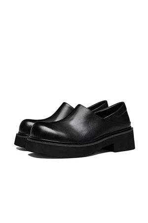 SleekCow Leather Slip-On Boots