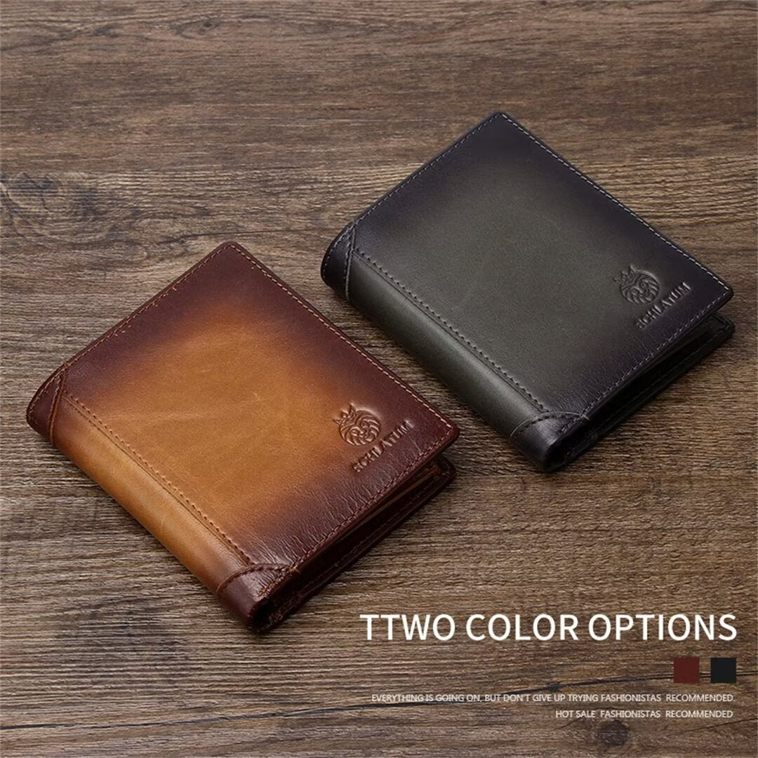 Compact Urban Cowhide Wallet