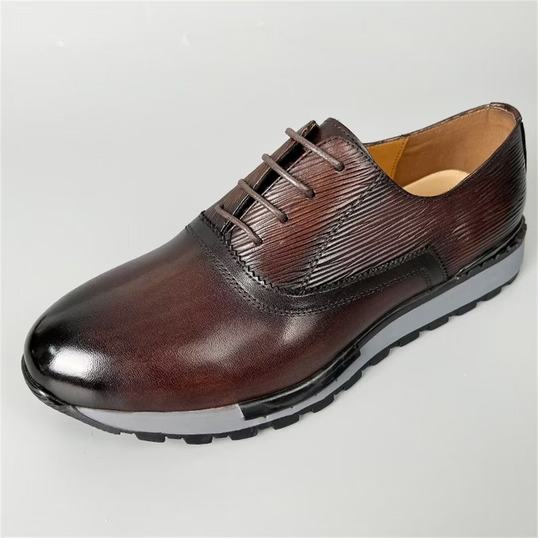Sleek Cow Leather Casual Shoes
