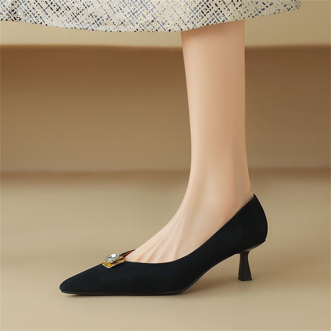 High Heels with Thin Heel Design