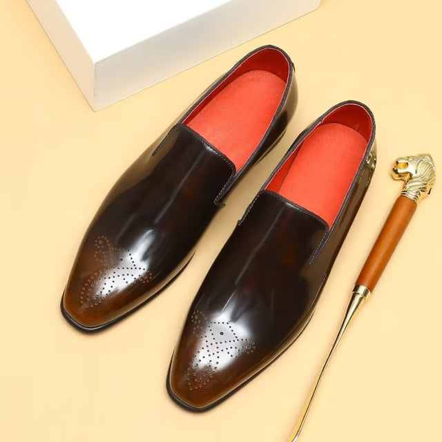 Luxury Genuine Leather Slip-On Dress Shoes