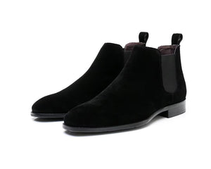 Sleek Ankle Leather Boots for Men