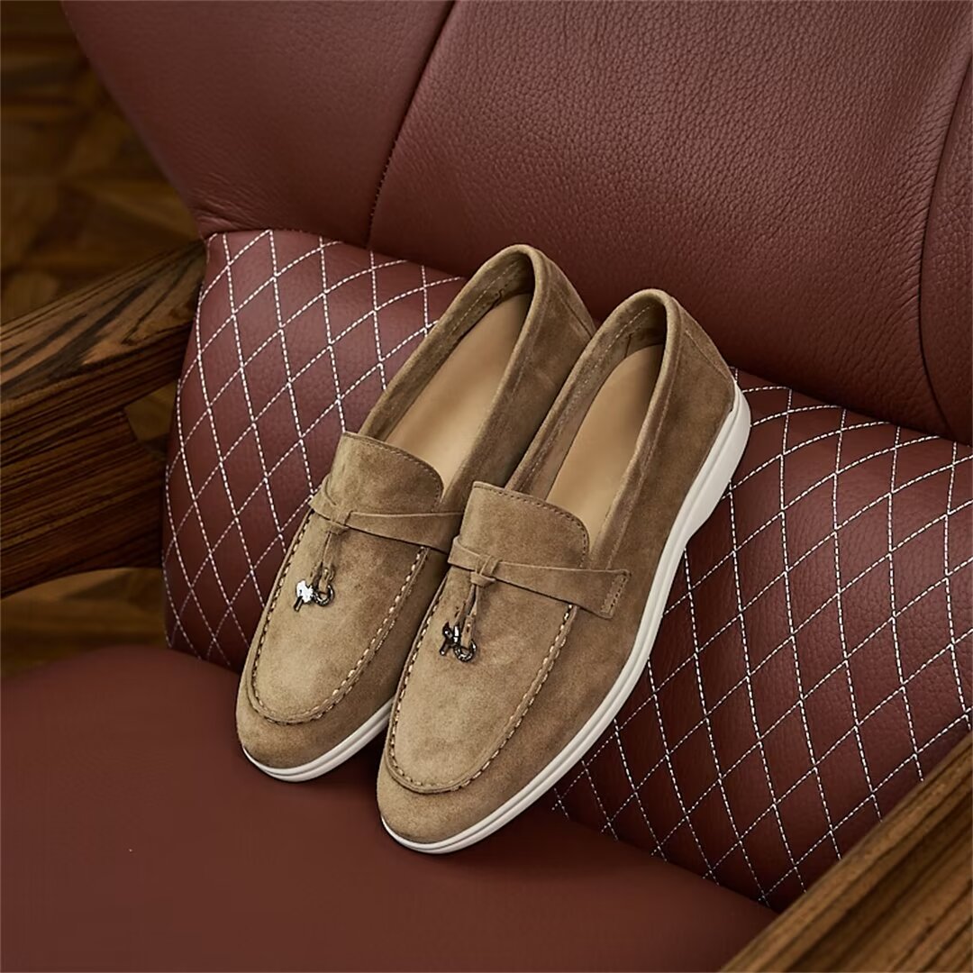 SleekStep Leather Loafers for Men