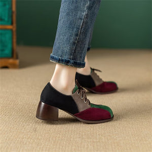 Round Toe Women's Pumps with 5cm Heel