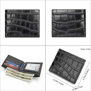 Ebonique Wallet with Zipper