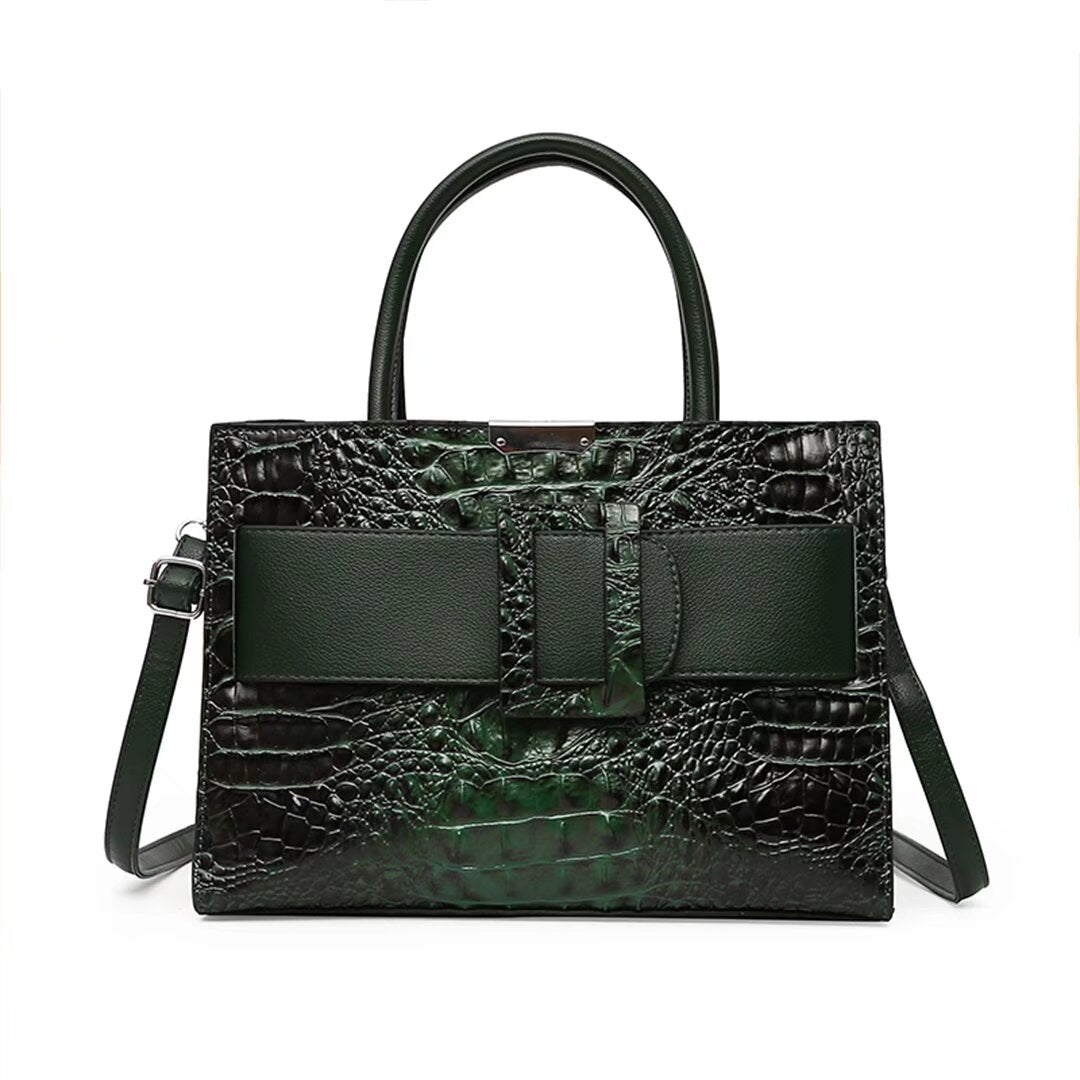 LuxeCroc Alligator-Inspired Tote