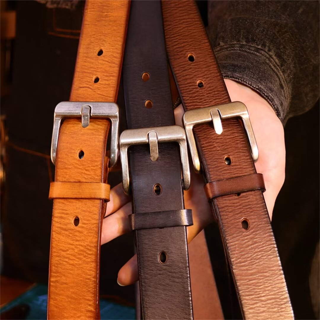 Classic Cowskin Men's Belt