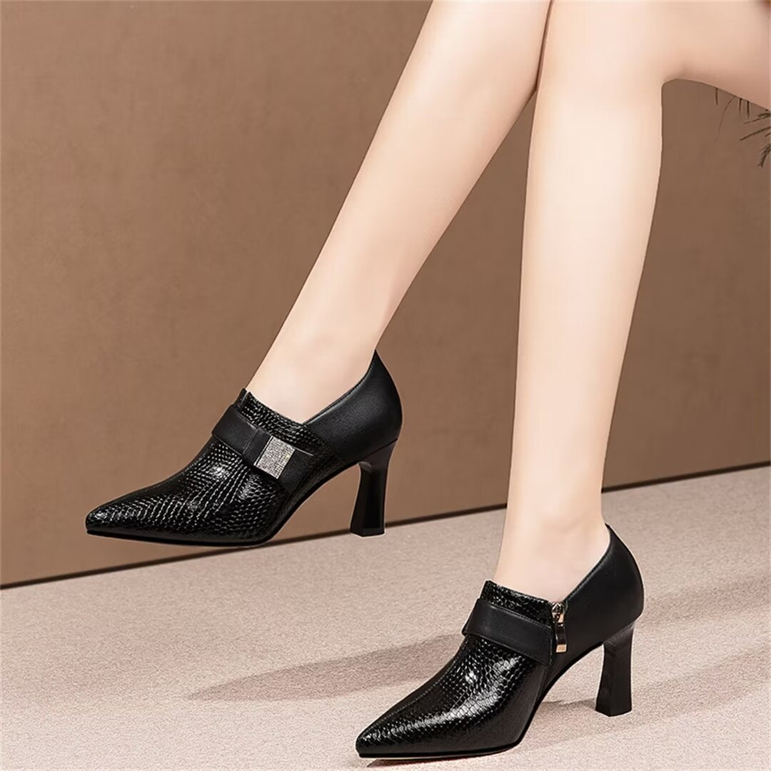 Signature Square-Toe Heel Pumps