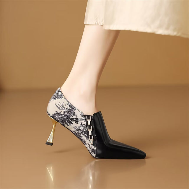 SleekSlip SnakeSkin Heels