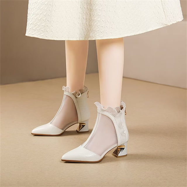 PointedPerfection Zip Heels