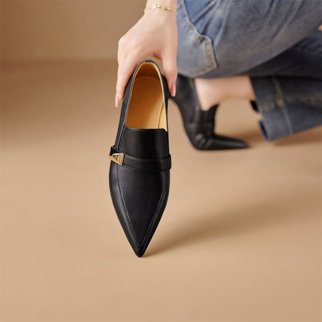 Women's Pumps with Sleek Thin Heel