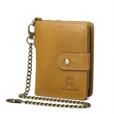 Compact Elegance Leather Wallet