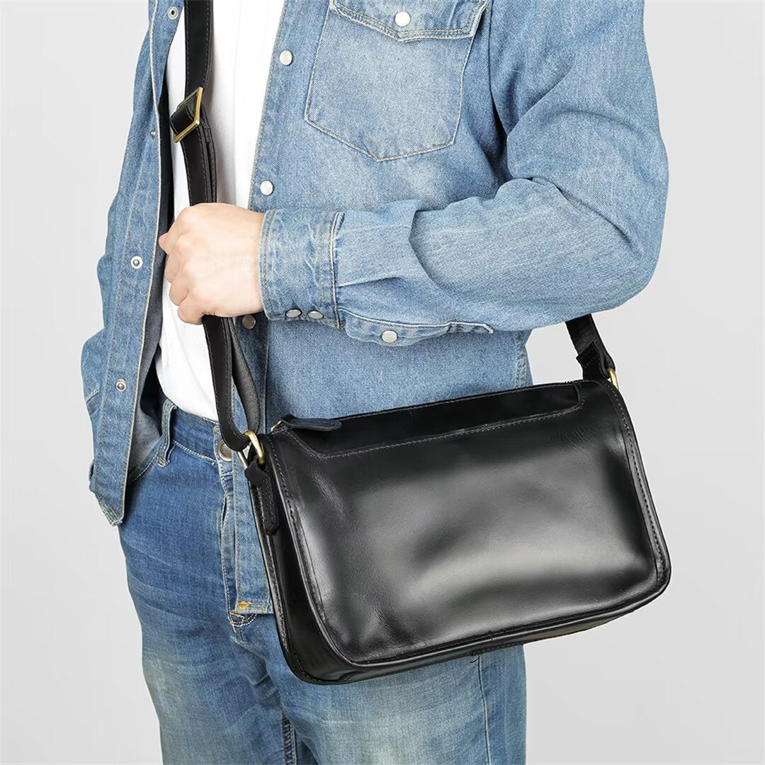 Regal Refined Men's Leather Tote