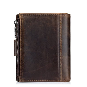 Ultra-Slim Signature Leather Wallet