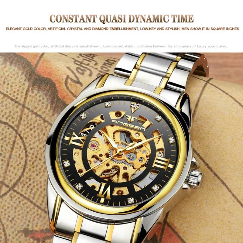 Elegant Quartz T35 Round Men's Watch