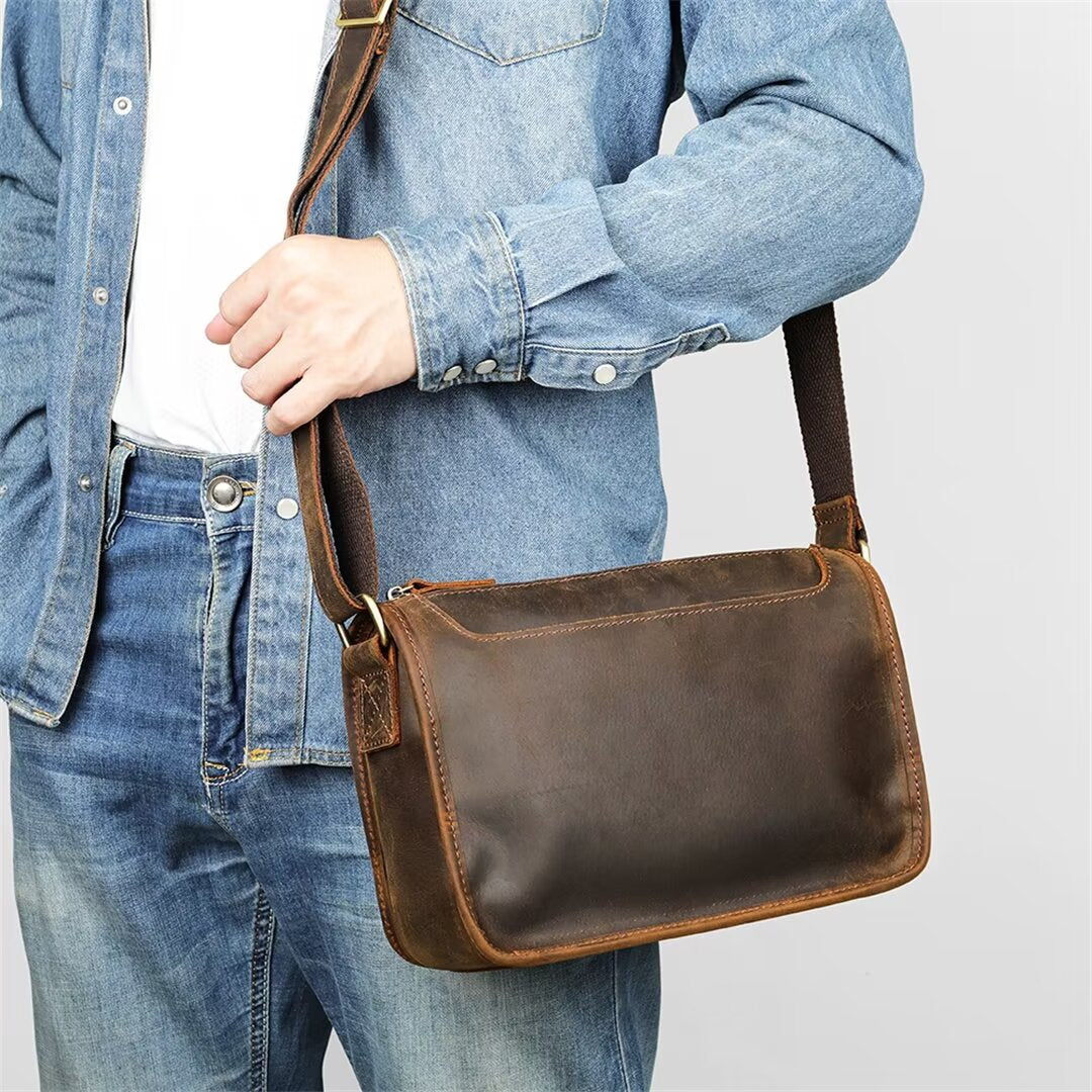 Regal Refined Men's Leather Tote