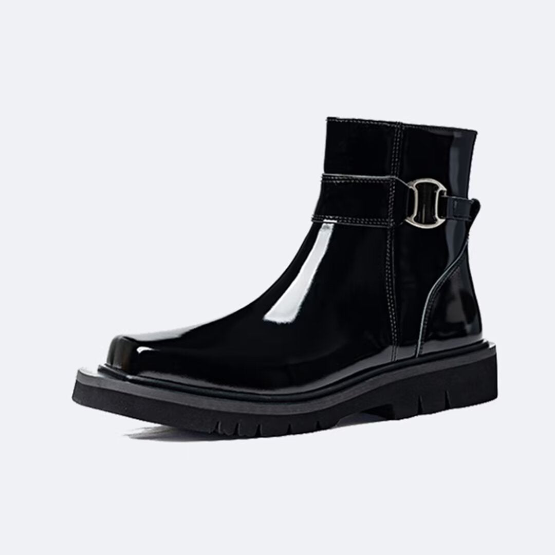 ElegantCow Ankle Zipper Boots