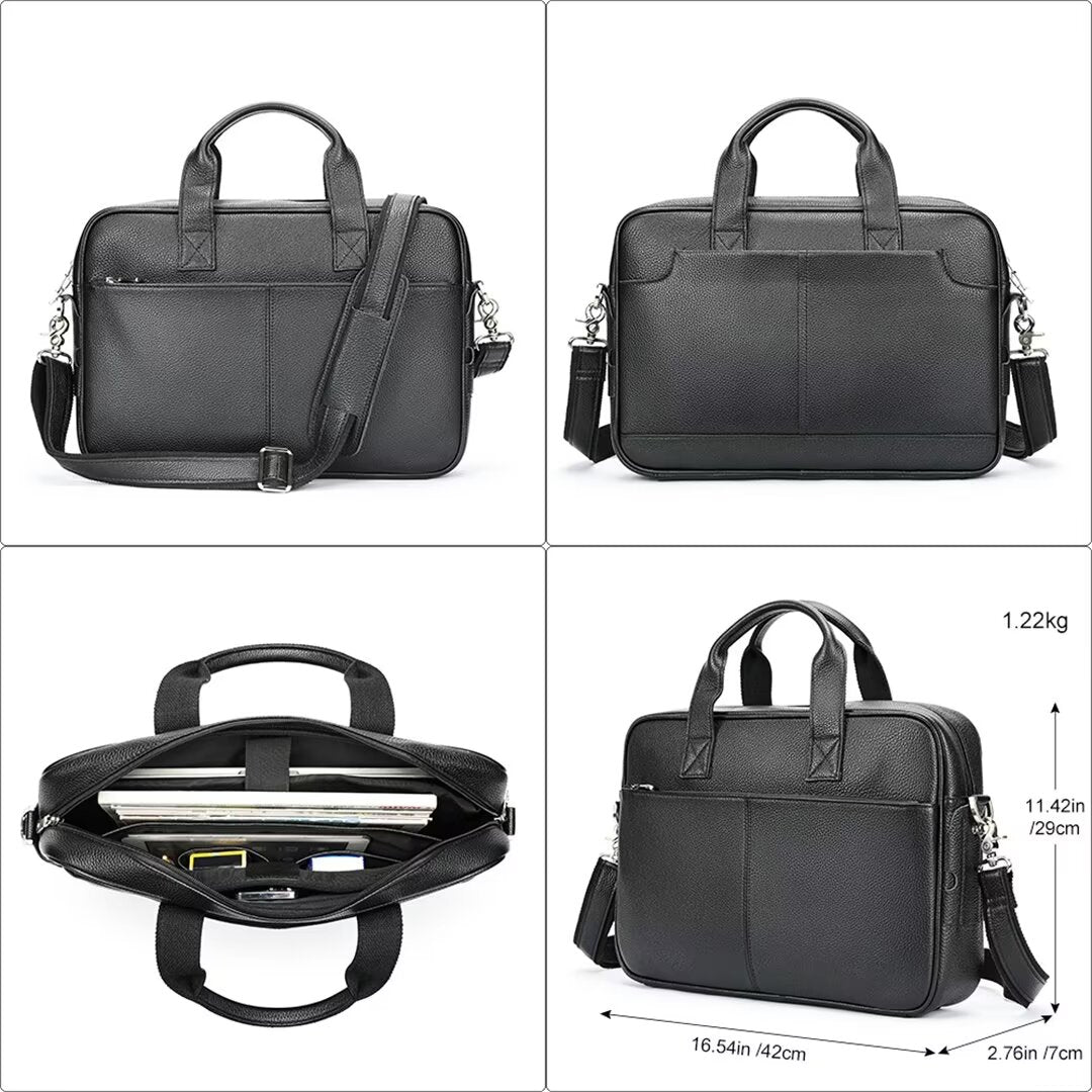 Distinguished Gentleman's Leather Bag