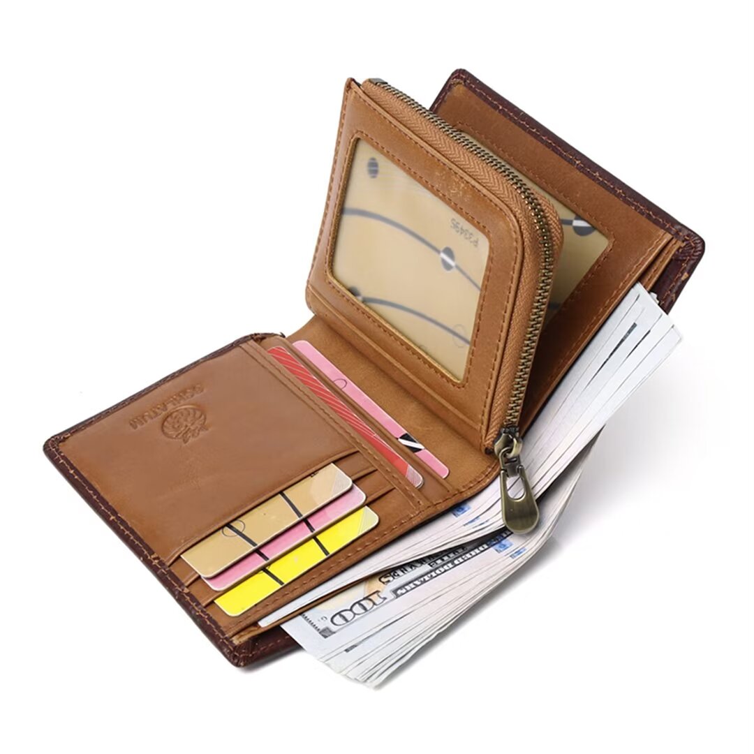 Compact Urban Cowhide Wallet