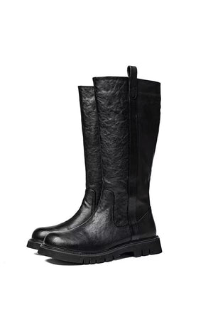 MetroChic Leather Ankle Men's Boots