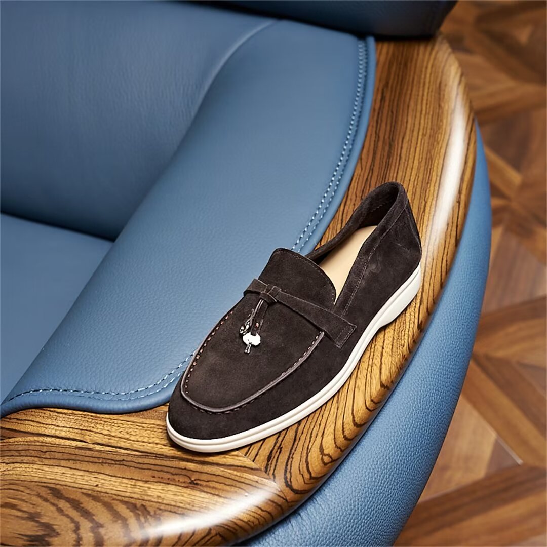 SleekStep Leather Loafers for Men