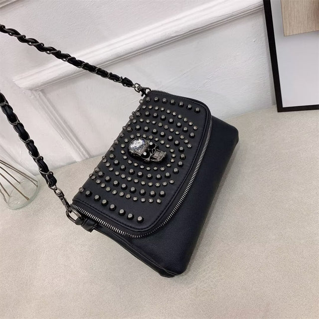 Elevated Leather Square Bag