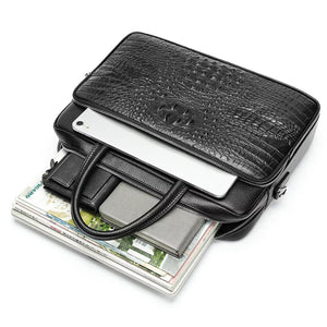 Veltique Business Croc Briefcase