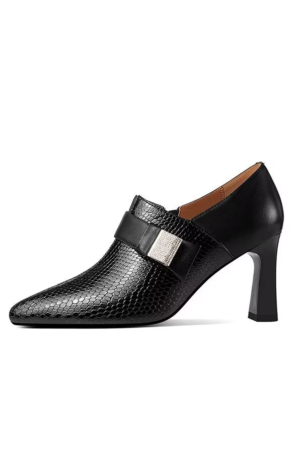 Signature Square-Toe Heel Pumps