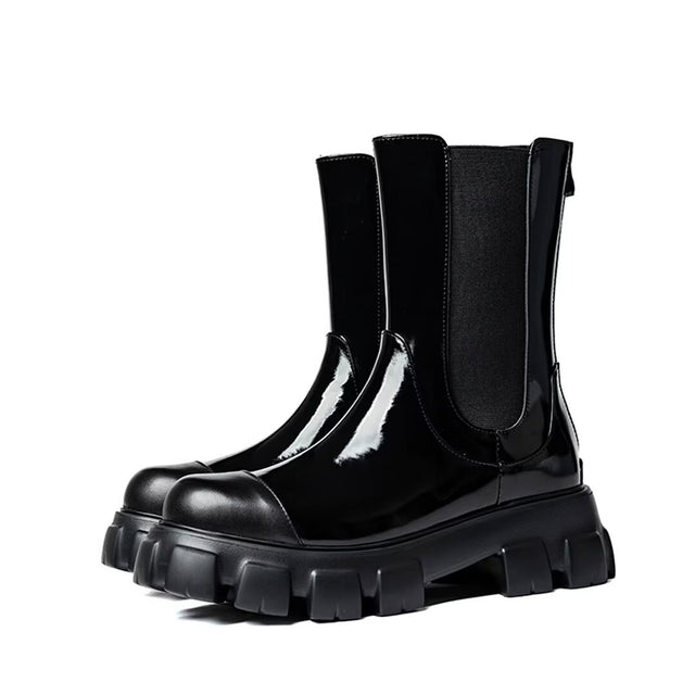Trendsetter Round-Toe Cow Leather Boots