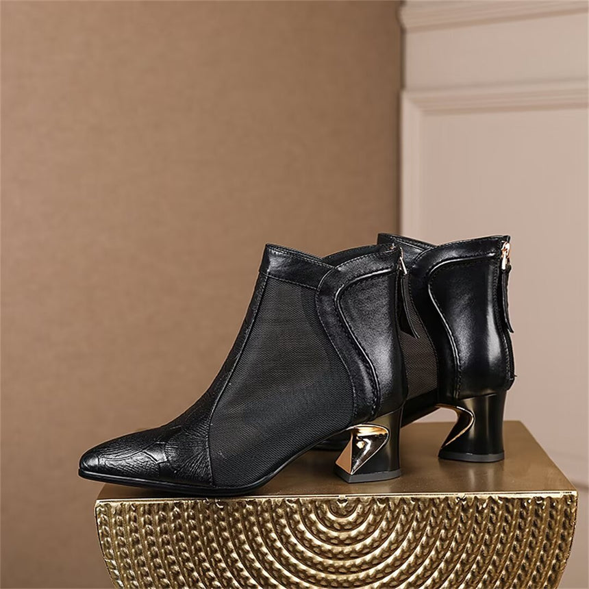 SophisticateSheen Leather Heels