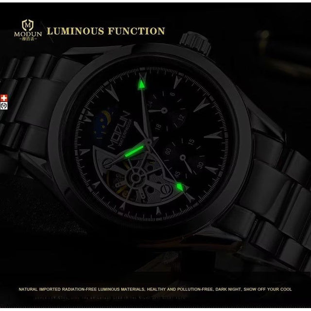 Elegant Quartz T35 Crystal Glass Mechanical Watch