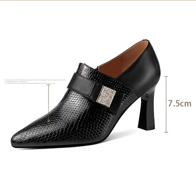 Signature Square-Toe Heel Pumps