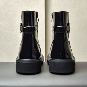 ElegantCow Ankle Zipper Boots