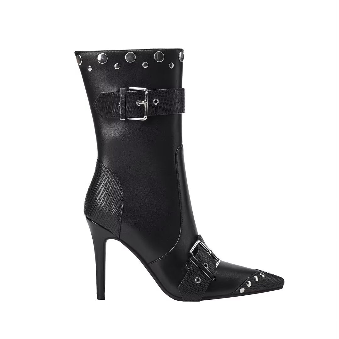 Velvoura Wedding Ankle Boots