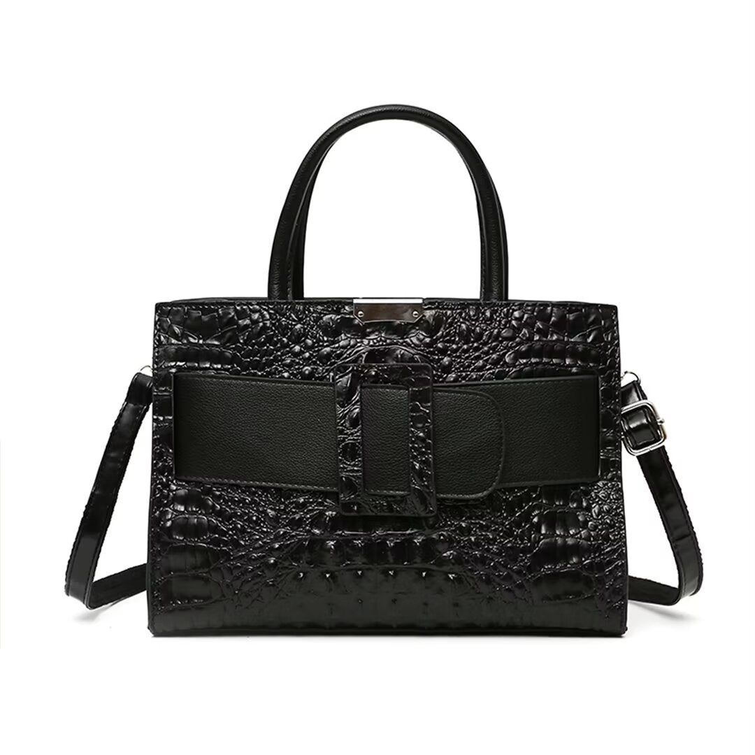 LuxeCroc Alligator-Inspired Tote