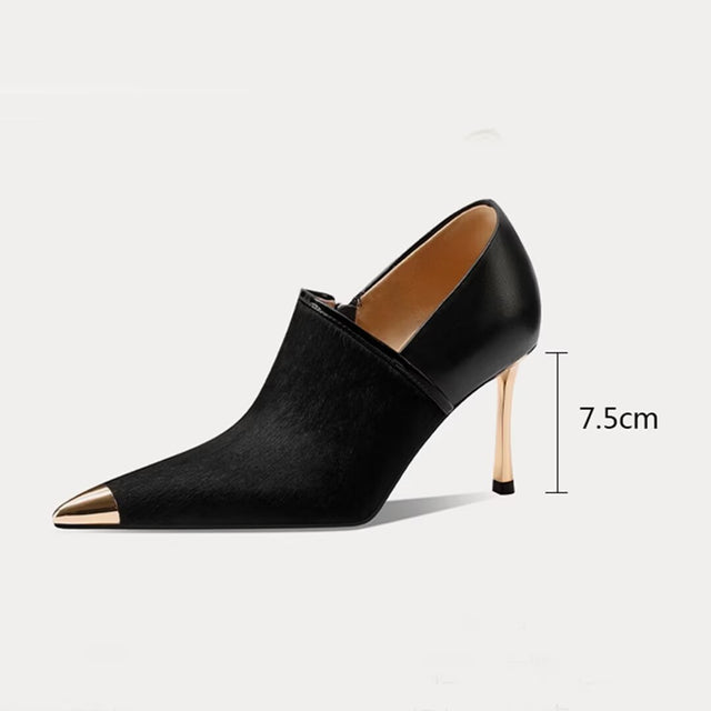 RefinedEdge Cow Leather Pumps