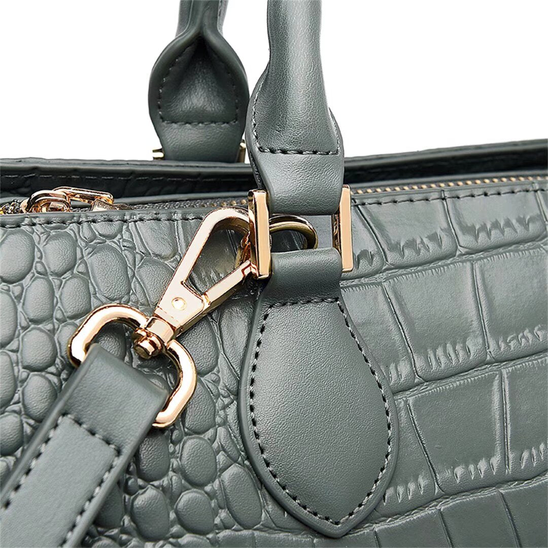 GlamGator Textured Handbag