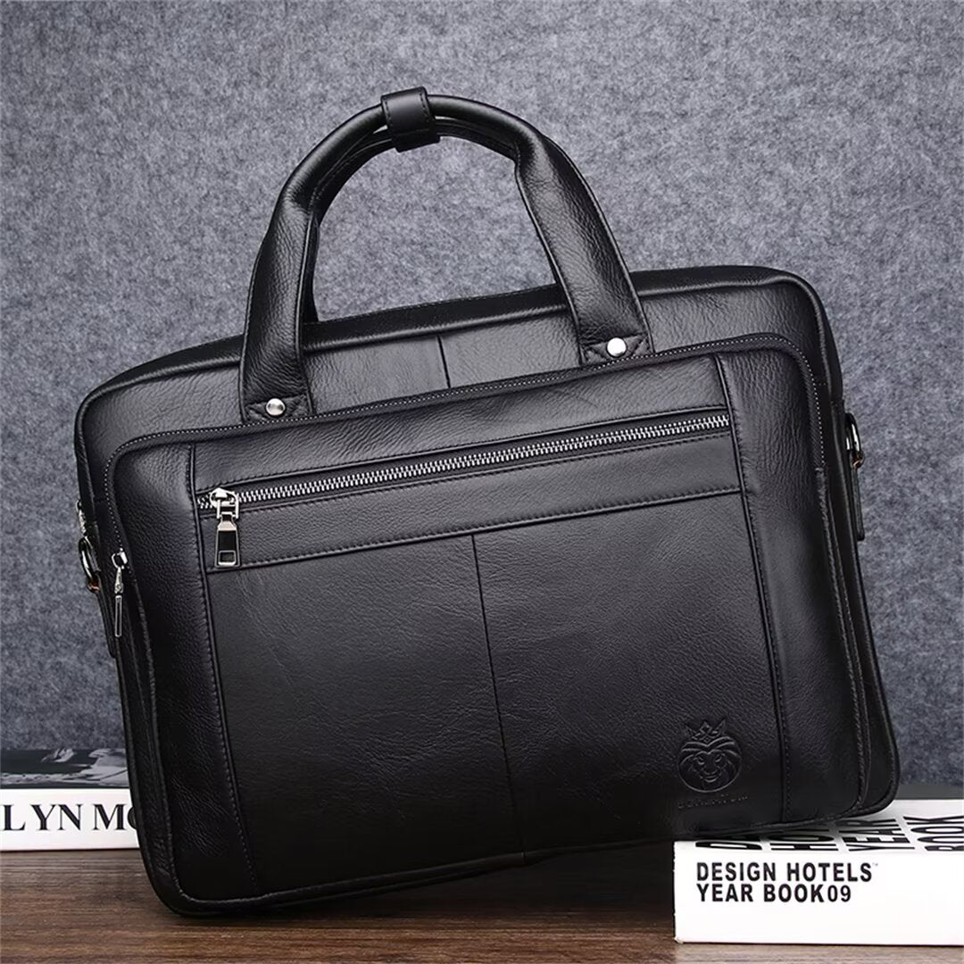 Square Sovereign Leather Tote