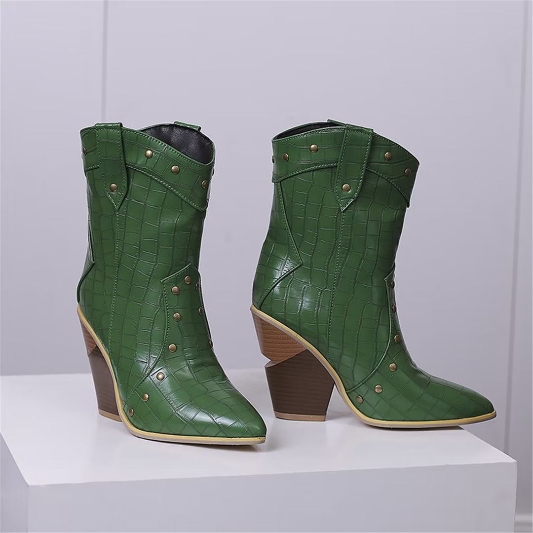 CrocTex Square-Toed Cloth Boots