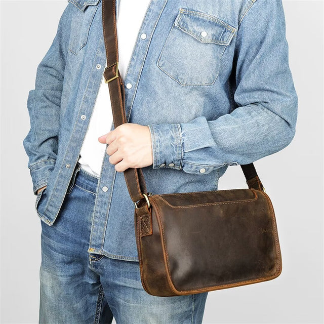 Regal Refined Men's Leather Tote