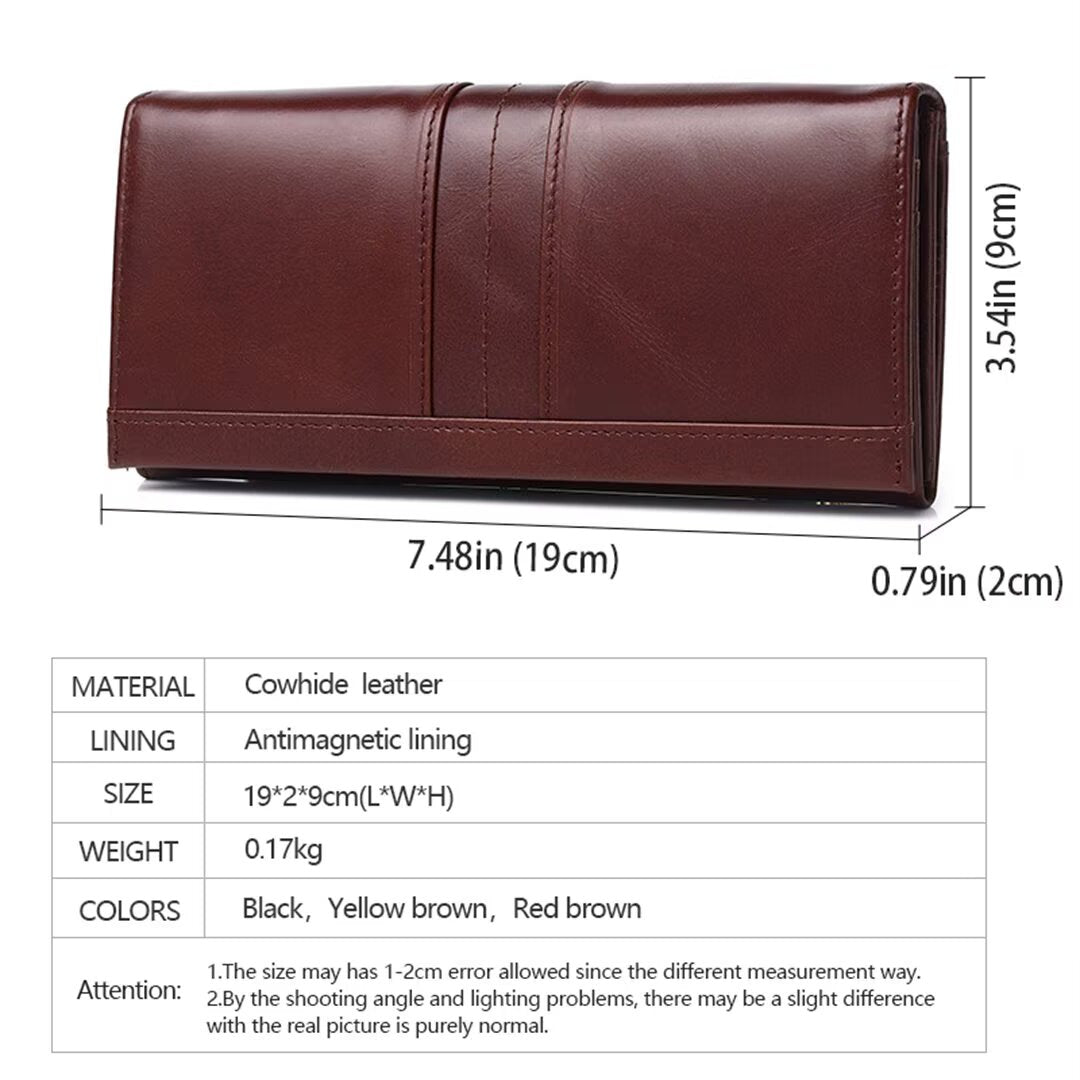 Executive Long Leather Wallet