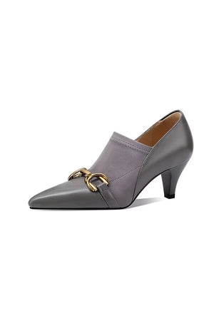 Refined Beauty Thick Heel Pumps