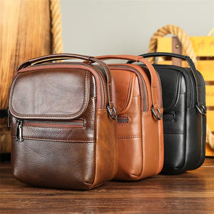 Fashionable Frontier Men's Leather Bag