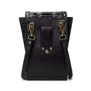 Chic Sophisticated Square Leather Bag